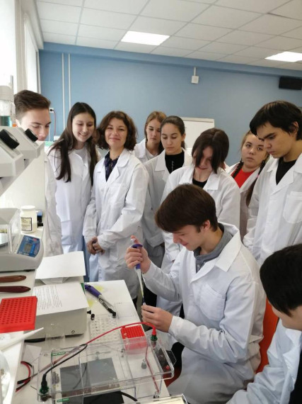 Одиннадцатиклассница приняла участие в профильной смене по молекулярной биологии.